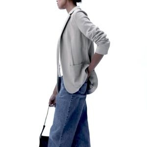 Massimo Dutti Wool Blend Blazer